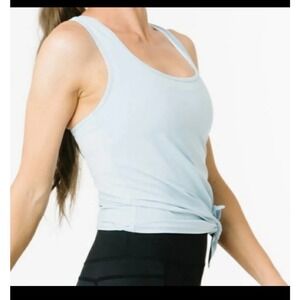 Zyia knot just a cute tank women’s size S sky blue